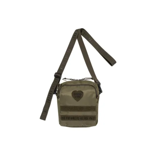 HUMAN MADE Nylon Shoulder Bag Tubas Unisex Olive