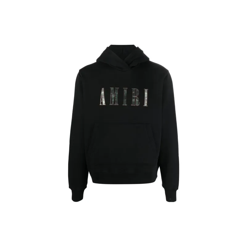 AMIRI Camo Fill Logo Hoodie-0
