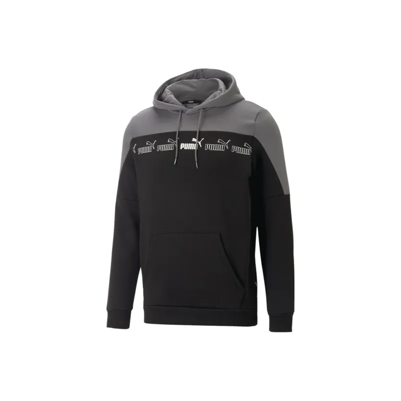 PUMA Hoodie Around The Block Sweatshirt Men's Black-0