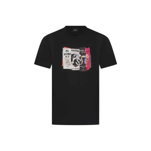 Paul Smith Artist stripe Detailed T shirt