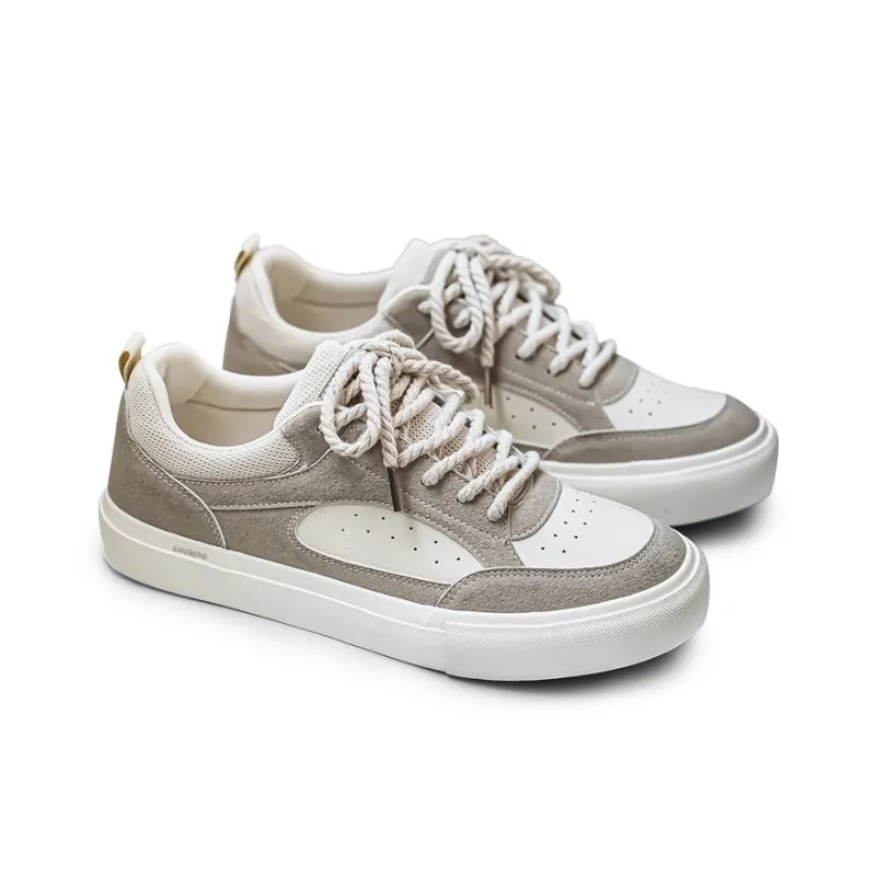 Hong Kong Meng Anti Slip And Wear Resistant Height Increasing Low Top Skateboard Shoes Men's-16