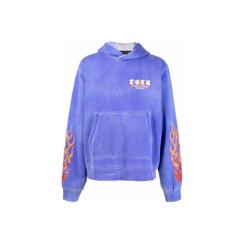 AMIRI T.G.C.W. Flames Hoodie-0