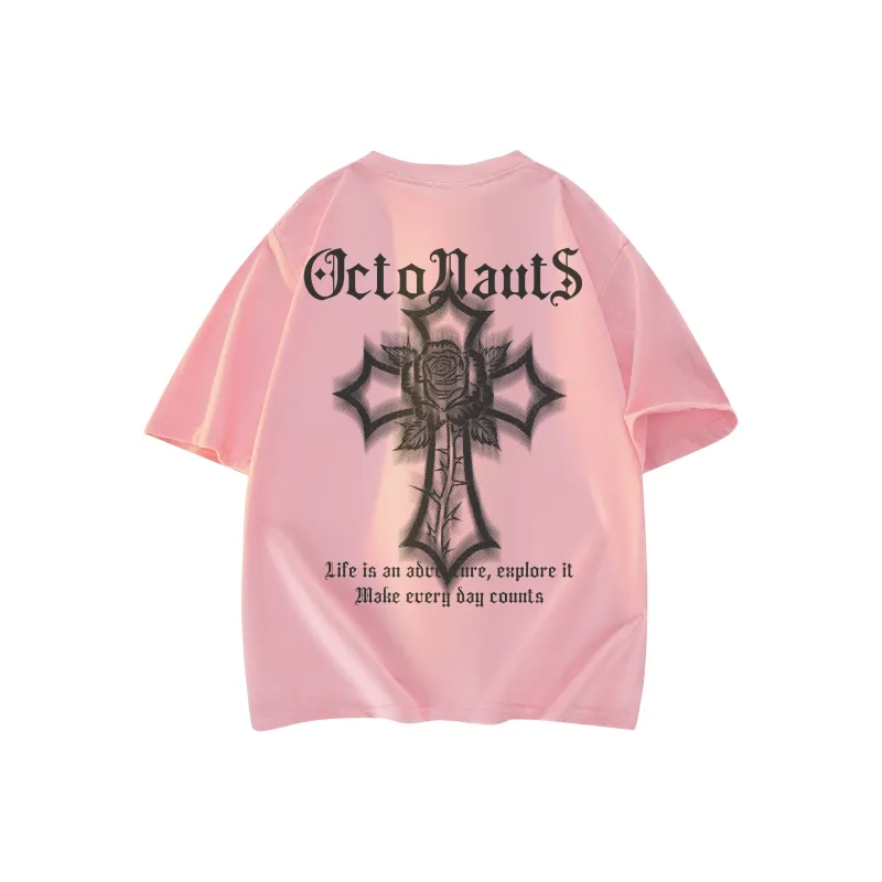 Small Columns Under The Sea T Shirt Unisex White Black-12
