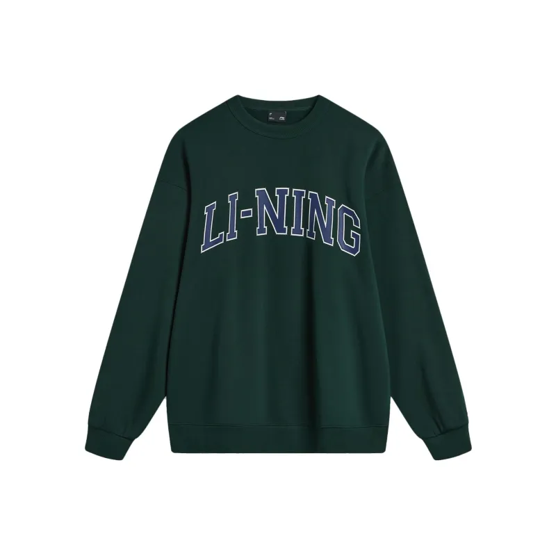 LiNing Weekend Youth Sweatshirt Unisex Vintage Green-0