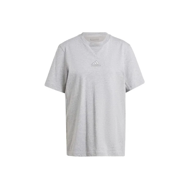 Adidas M LNG Tee Q1 T-Shirt Unisex Gray-0