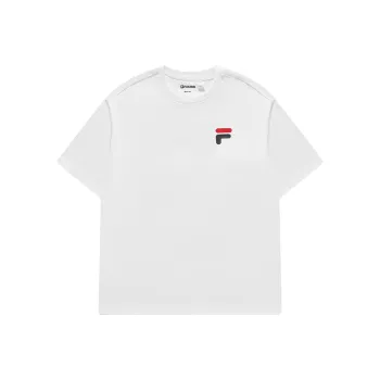 FILA FUSION FOB Series T Shirt Unisex Standard White