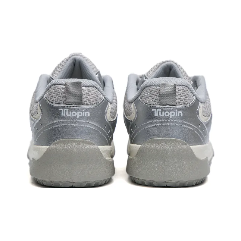 TUOPIN Low Top Casual Shoes Women's Beige Blue-10