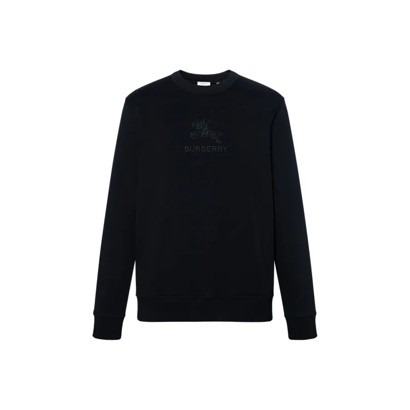 Burberry Logo Embroidered Crewneck Sweatshirt-0