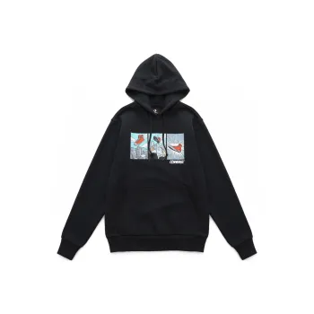 Converse Comic Graphic Sweatshirt Unisex Black