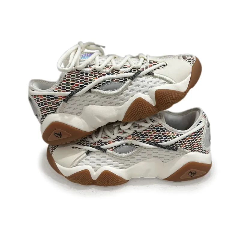 PEAK State Pole 6371 Anti Slip And Wear Resistant Coverage Low Top Casual Shoes Men's White-2
