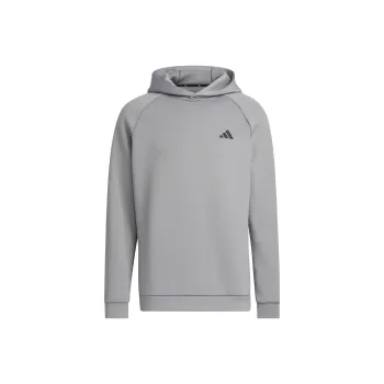 Adidas 3d Deboss Spacer Sleeve Hoodie Sweatshirt Men's Gray