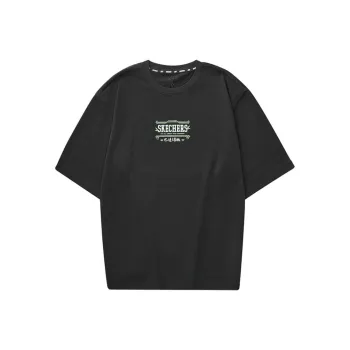 Skechers Sports Life Collection T Shirt Unisex Carbon Black