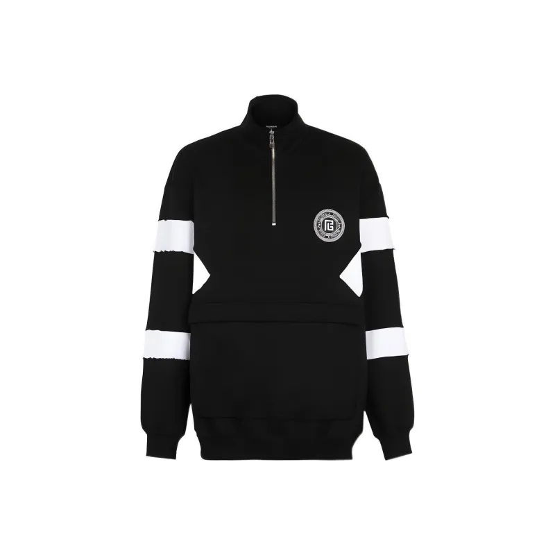 BALMAIN SS22 Sweatshirt Men's Black-0