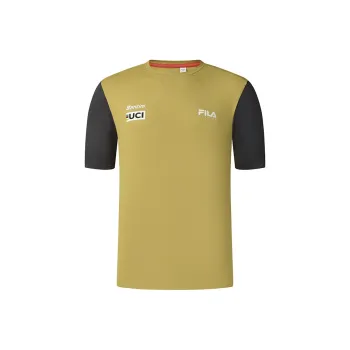 FILA CYCLING T Shirt Men's Sand Mustard Yellow