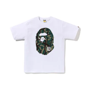 A BATHING APE Trial Camo Big Ape Head Tee
