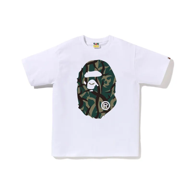 Bape Trial Camo Big Ape Head Tee-0