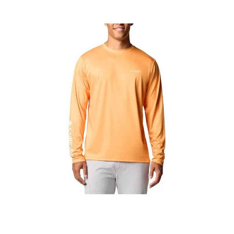 Columbia PFG Terminal Tackle Tarpon Rise T-Shirt Men's Orange-0