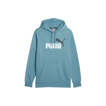 PUMA Sweat À Capuche Essentials+ Two-Tone Big Logo Homme Sweatshirt Men's Blue