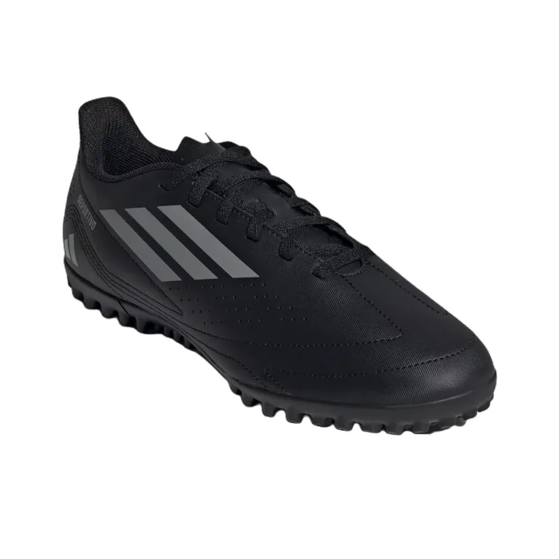 Adidas Deportivo 3 Artificial Ground Anti Slip Wear Resistant Soccer Shoes Men's Black-3
