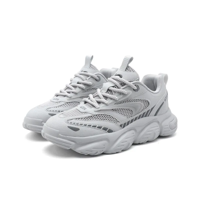 K bird Cushioning Anti Slip Wear Resistant Breathable Lightweight Height Increasing Low Top Chunky Sneakers Men's-9