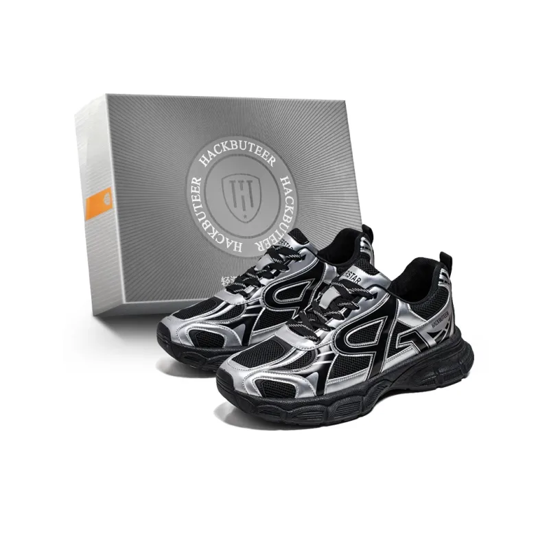 HACKBUTEER Low Top Chunky Sneakers Men's Box Included-6