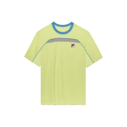 FILA T Shirt Men's Lime Juice Drink/Hawaii Ocean/Silver
