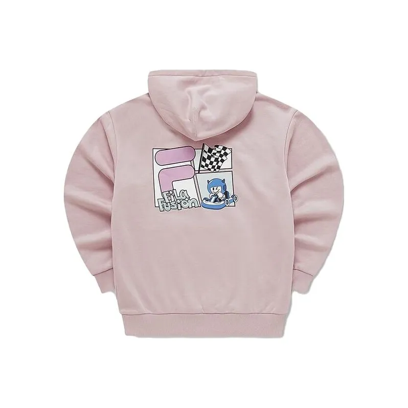FILA FUSION FOB Series Sweatshirt Unisex Red Pink-0