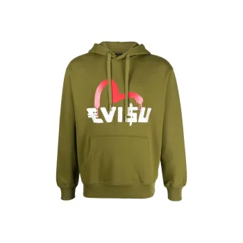 EVISU X Sfera Ebbast Logo Print Drawstring Hoodie