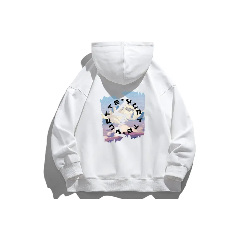 Yvette Hooded Loose Fit Sweatshirt Unisex-4