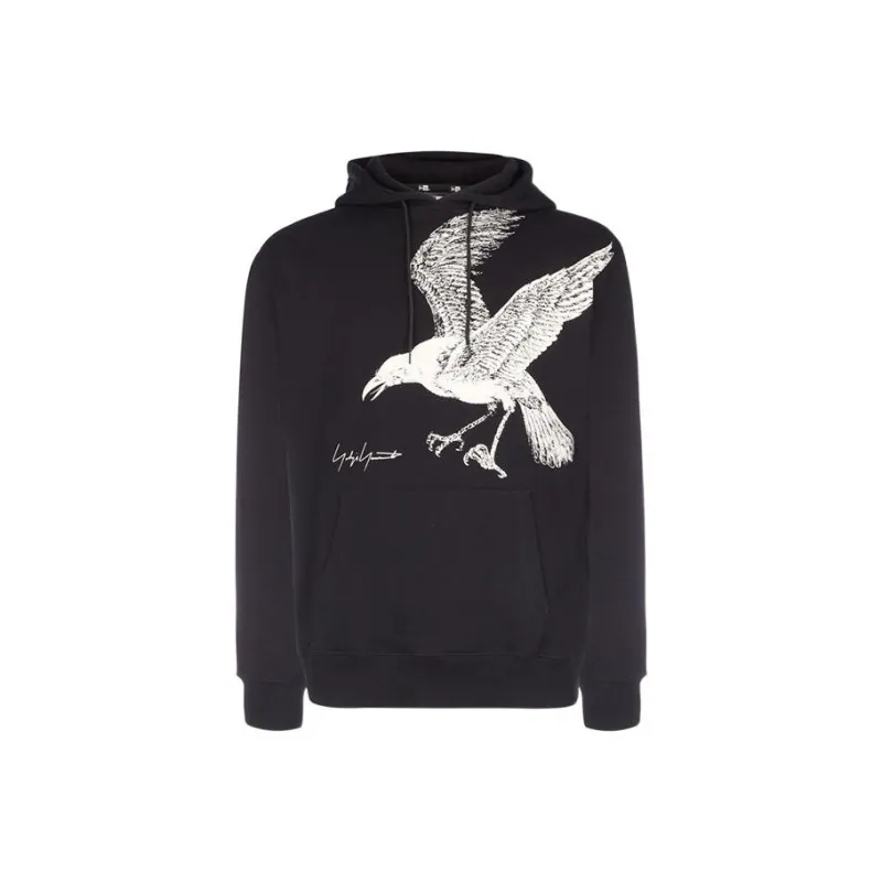 Yohji Yamamoto X New Era Eagle-print Hoodie-0