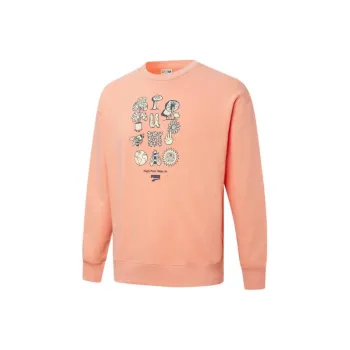 PUMA Sweatshirts Men Peach Pink