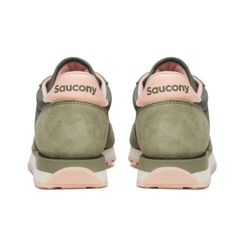 Saucony Jazz Original Anti Slip Wear Resistant Low Top Casual Shoes Women's Green-4