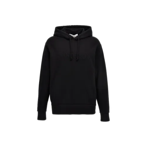 JW Anderson Logo Embroidered Drawstring Hoodie