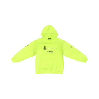 Balenciaga Sweatshirt Regular Fit Men's Neon Green