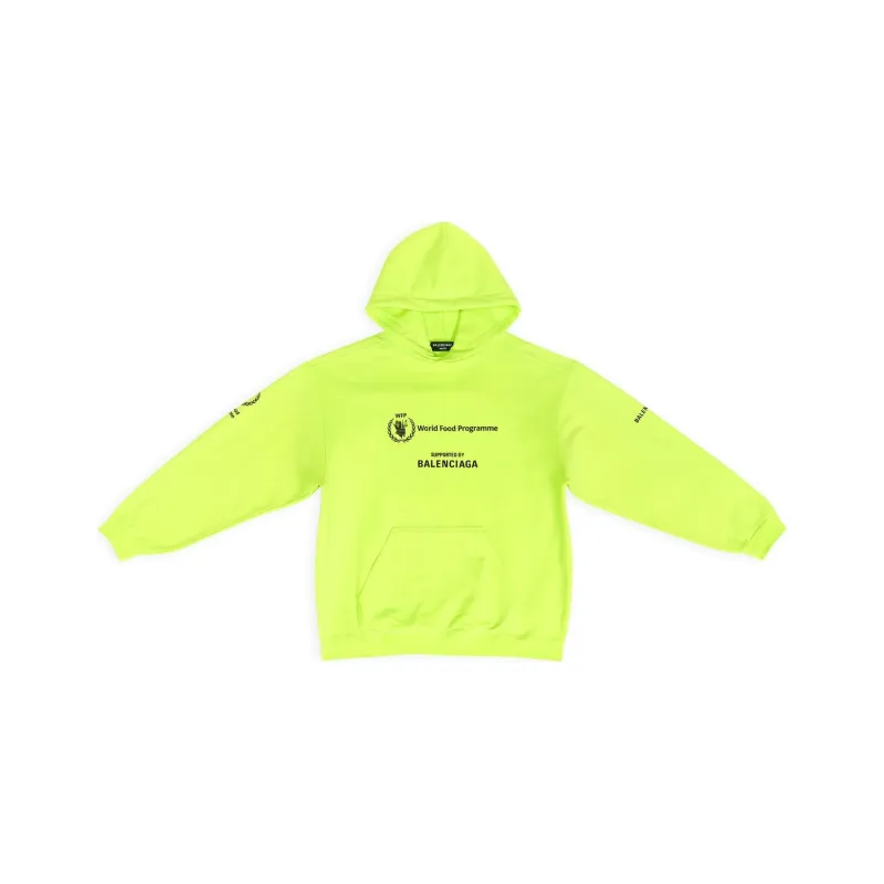 Balenciaga Sweatshirt Regular Fit Men's Neon Green-0
