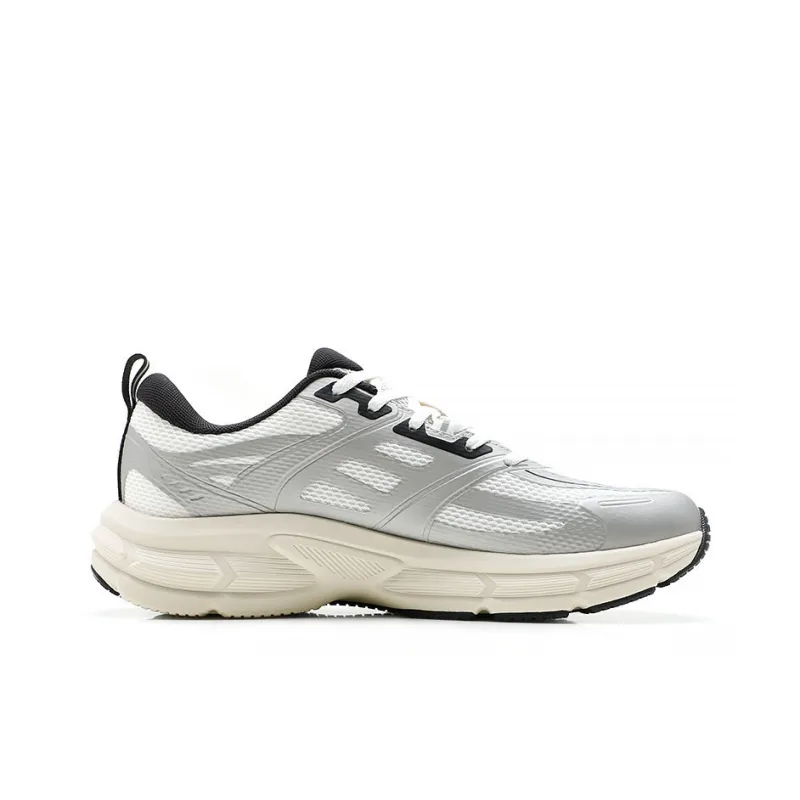 XTEP Cushioning, Breathable, Supportive Low Top Casual Running Shoes Men's Silver Sail White-1