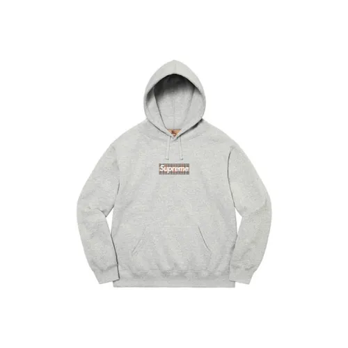 Supreme Burberry Box Logo Hooded Sweatshirt