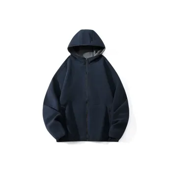 JIPIAO Sweatshirts Unisex Navy Blue Gray