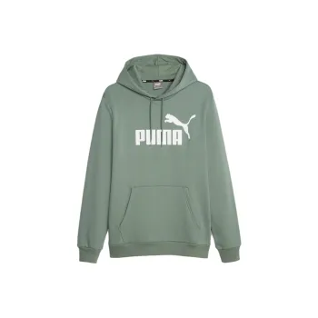 PUMA Sweat À Capuche Essentiels Big Logo Homme Sweatshirt Men's Eucalyptus Green