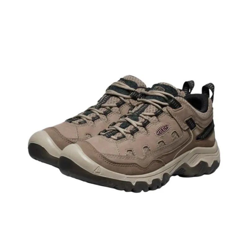 KEEN Targhee 4 Anti Slip Wear Resistant Low Top Hiking Shoes Women's Umber-3