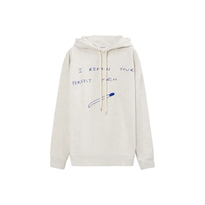 LOEWE Sweatshirts Men Heather Gray-0