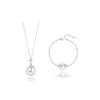 Kelanxi Chalcedony Necklaces Women's