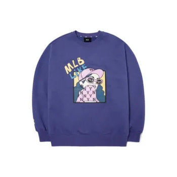 MLB Sweatshirts Unisex Dark Blue
