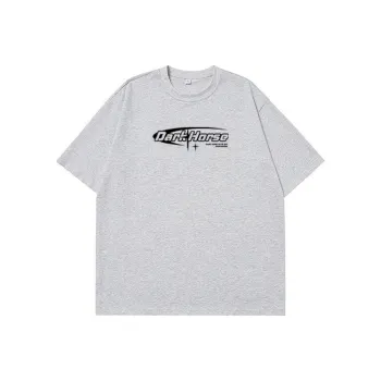 DARK HORSE Vintage Print Heavyweight Short Sleeved T Shirt Unisex