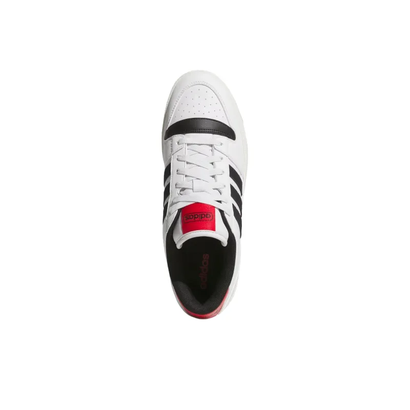 Adidas BREAK START Anti Slip Wear Resistant Low Top Skateboard Shoes Unisex White Black-2