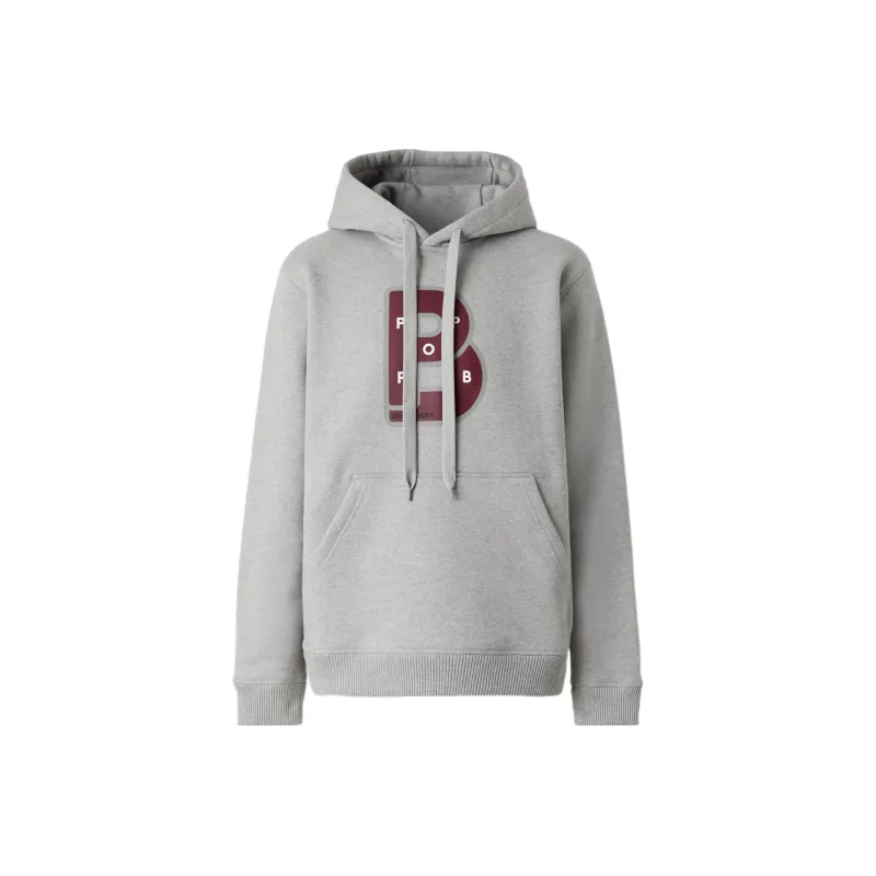 Burberry Letter Graphic Print Cotton Hoodie-0