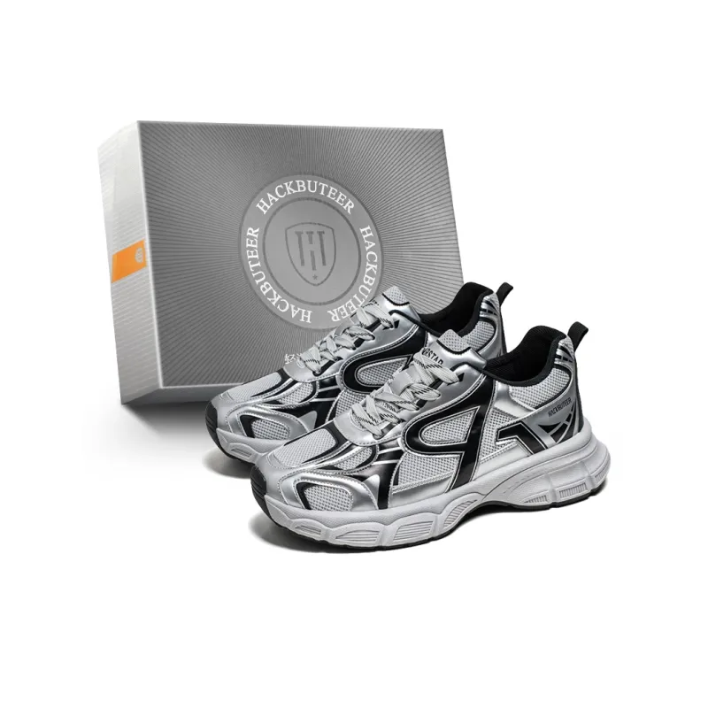 HACKBUTEER Low Top Chunky Sneakers Men's Box Included-12