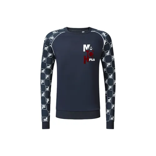 FILA Athletics Sweatshirts Men Royal Blue