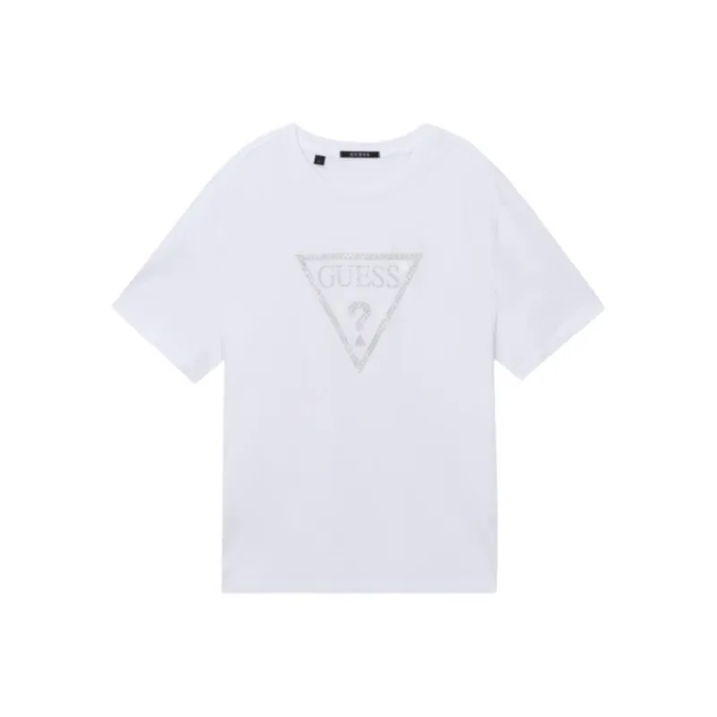 GUESS T Shirts Men White-0