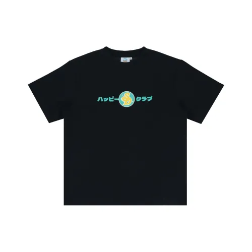 Snowday T Shirt Unisex Beige Yellow Black